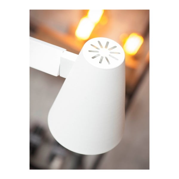 Lampada da terra bianca con paralume in metallo (altezza 143 cm) Biarritz - it's about RoMi-image-3