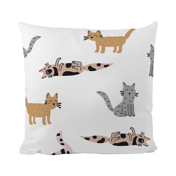 Federa per bambini in raso di cotone 45x45 cm Cats - Butter Kings