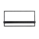 Scaffale in legno di abete nero opaco Maddison - Light & Living