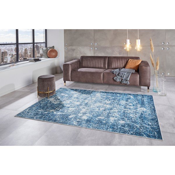 Tappeto blu 150x80 cm - Ragami-image-1