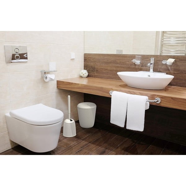 Cestino da bagno bianco , 7 l Knit - Curver-image-2