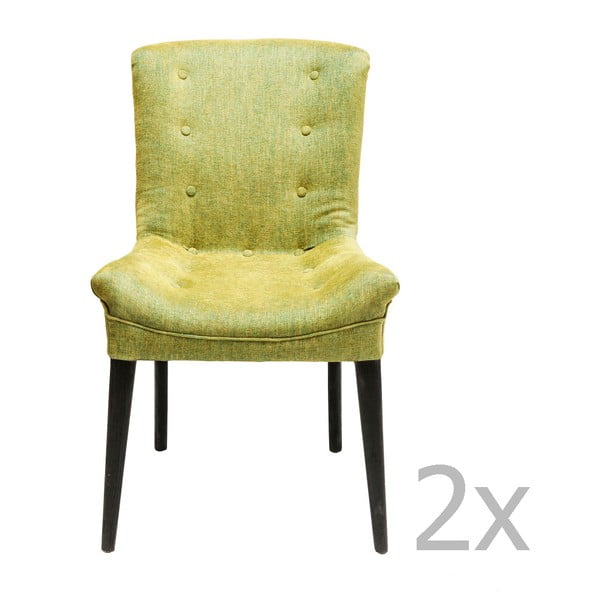Set di 2 sedie da pranzo verde scuro Stay - Kare Design