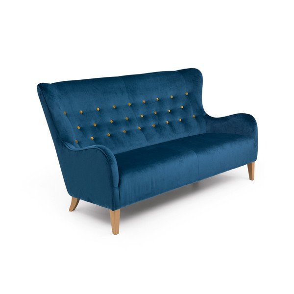 Divano blu Medina, 190 cm - Max Winzer