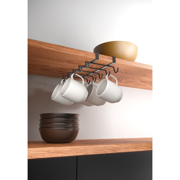 Portabicchieri sospeso nero Lava My Mug - Metaltex-image-2