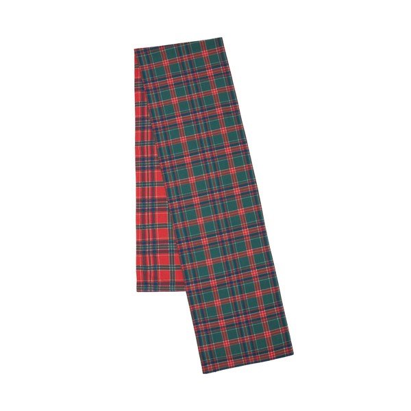 Runner in cotone a tema natalizio 220x32 cm Christmas Tartan Check – Catherine Lansfield-image-3
