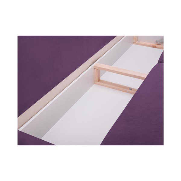 Divano letto 3 posti viola con contenitore Peony - Mazzini Sofas-image-3