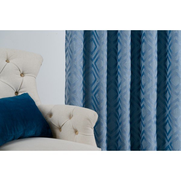 Tenda blu 140x245 cm Giuseppe - Mendola Fabrics-image-3