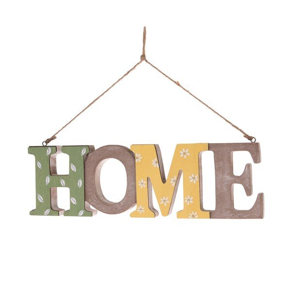 Dřevěná závěsná dekorace Dakls Home Sweet Home