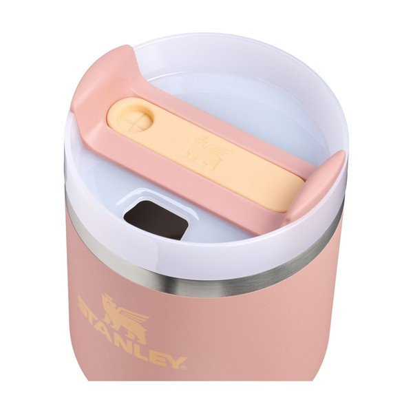 Borraccia termica color pesca in acciaio inox 600 ml Quencher H2.O FlowState™ Tumble Peach Rose – Stanley-image-1