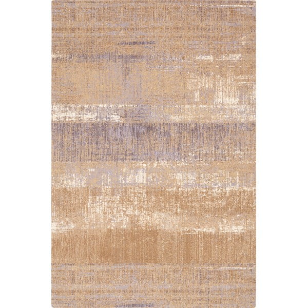 Tappeto in lana marrone 133x180 cm Layers - Agnella