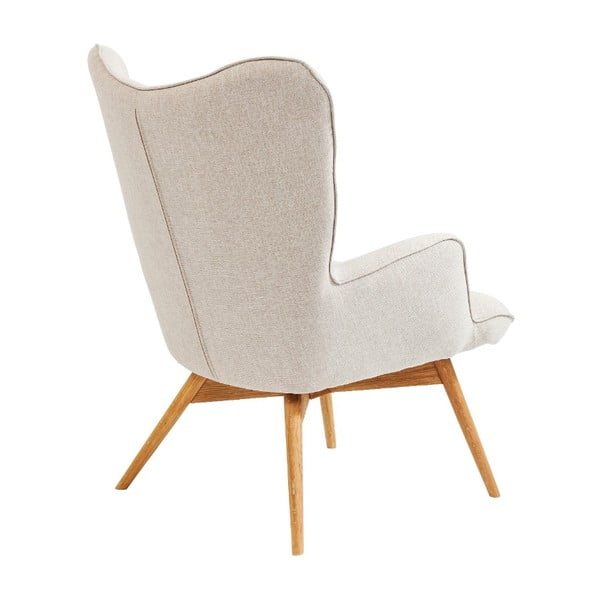 Poltrona bianca Vicky Ecru - Kare Design-image-2