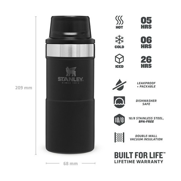 Tazza termica nera da 350 ml - Stanley-image-3