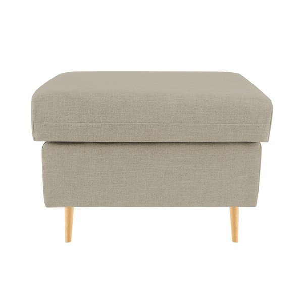 Poggiapiedi beige Iris - Mazzini Sofas
