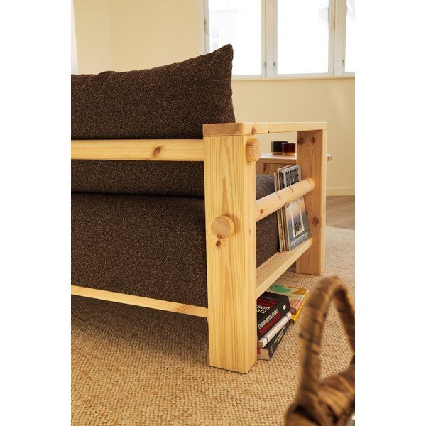 Divano grigio scuro 225 cm Bare – Karup-image-1