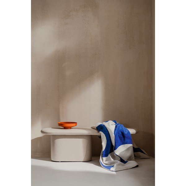 Coperta blu/color crema 150x200 cm Tul – noo.ma-image-2