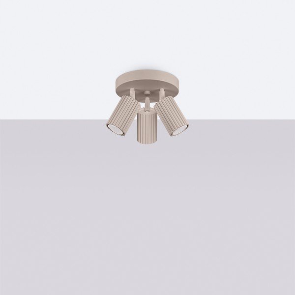 Faretto grigio tortora in metallo Gleam – Sollux-image-2