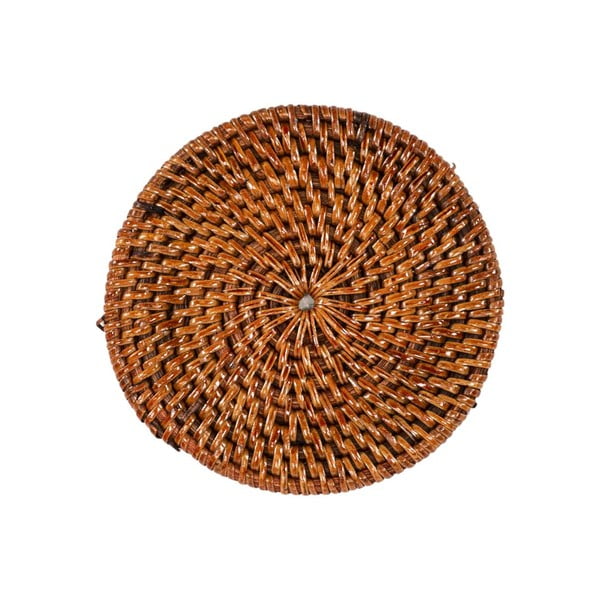 Set di sottobicchieri marroni in rattan 6 pz – Tiseco Home Studio-image-2