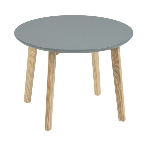 Šedý konferenční stolek Actona Molina, ⌀ 50 cm