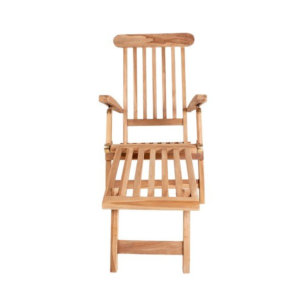 Sedia a sdraio in legno di teak Arrecife - House Nordic-image-2