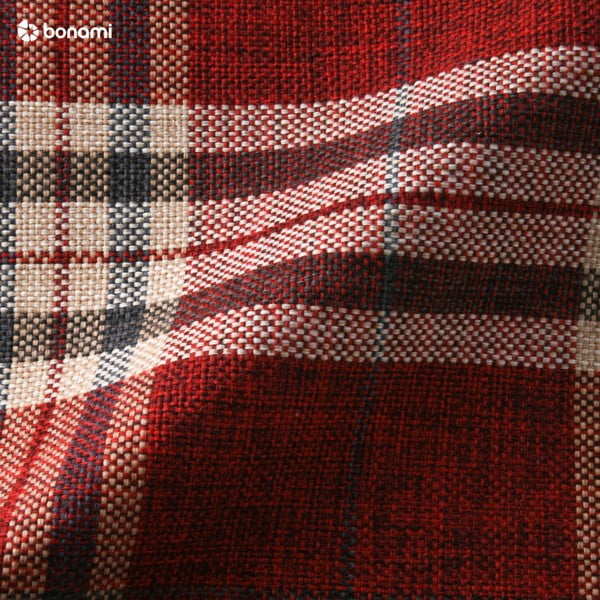 Poltrona a quadri rossi Lorris - Max Winzer-image-1