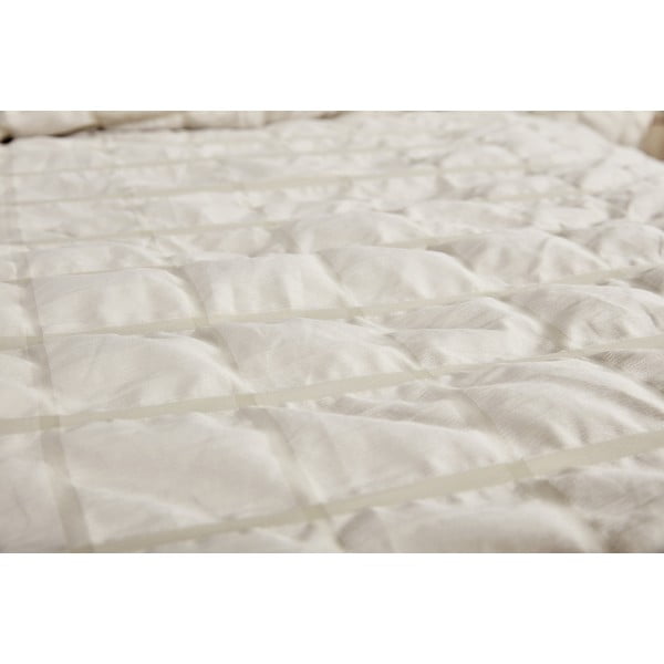 Biancheria da letto beige in crêpe per letto singolo 140x200 cm Naomi – My House-image-1