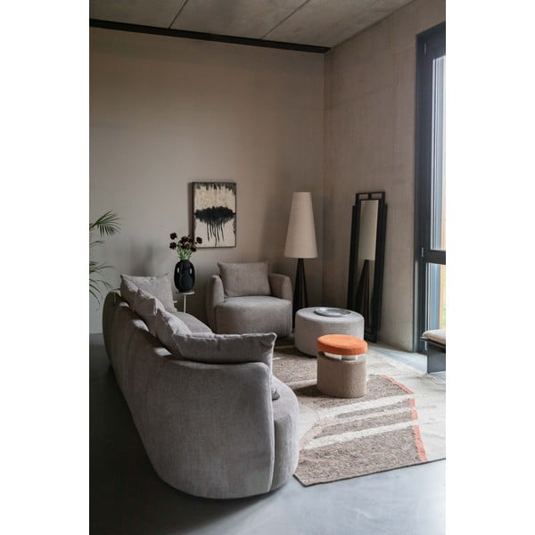 Divano marrone chiaro 210 cm Rocca – Dutchbone-image-1