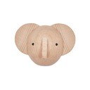 Gancio da parete di colore naturale in faggio massiccio Elephant – OYOY Mini