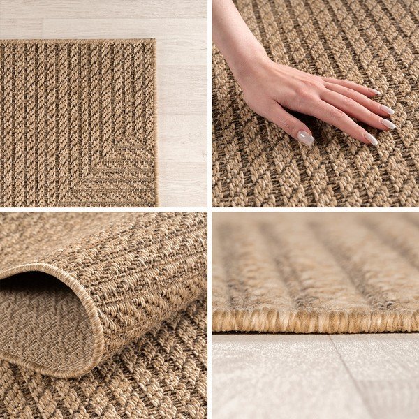 Tappeto da interno/esterno marrone 280x370 cm Timber – Ayyildiz Carpets-image-3