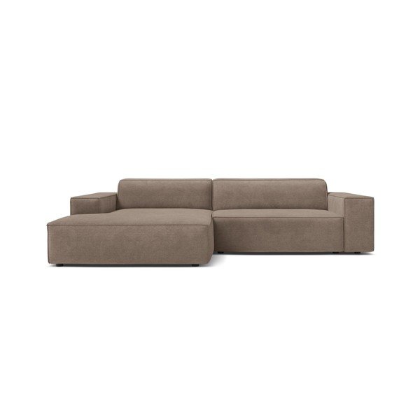 Divano angolare componibile beige (con penisola a sinistra/con chaise lounge) Jodie – Micadoni -image-1