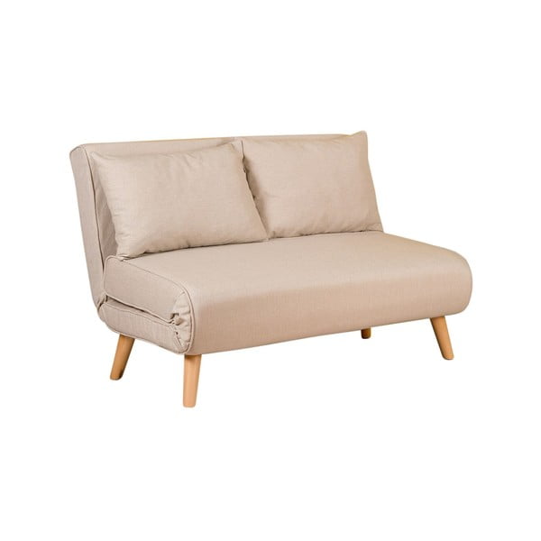 Divano letto beige 120 cm Folde - Artie