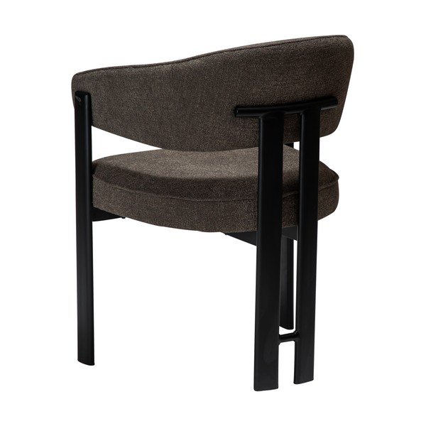 Sedia da pranzo marrone con braccioli Duct – DAN-FORM Denmark-image-4