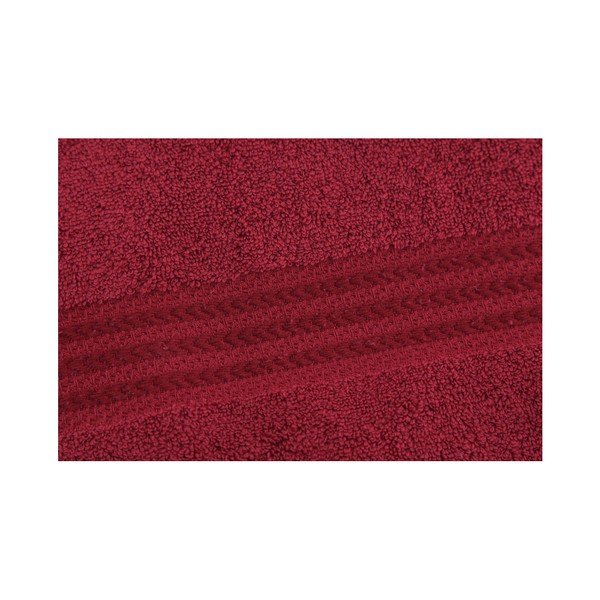 Asciugamano in cotone rosso, 50 x 90 cm Rainbow - Foutastic-image-2