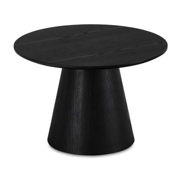 Tavolino nero in rovere ø 60 cm Tango - Furnhouse