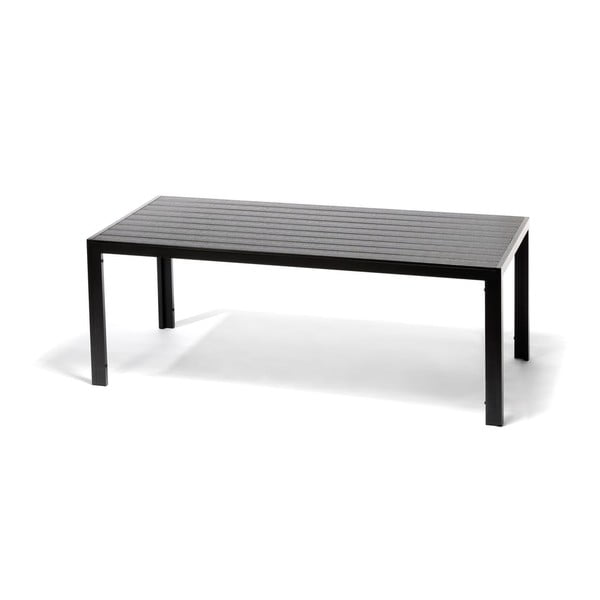 Set da pranzo da giardino per 6 persone con sedia Joanna grigia e tavolo Viking, 90 x 205 cm Viking & Joanna - Bonami Selection-image-3