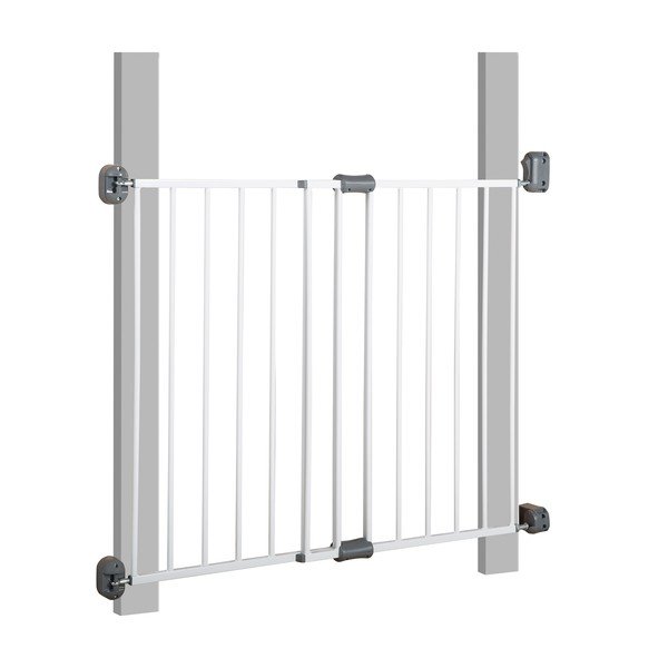 Cancello protettivo bianco in metallo - Roba-image-2