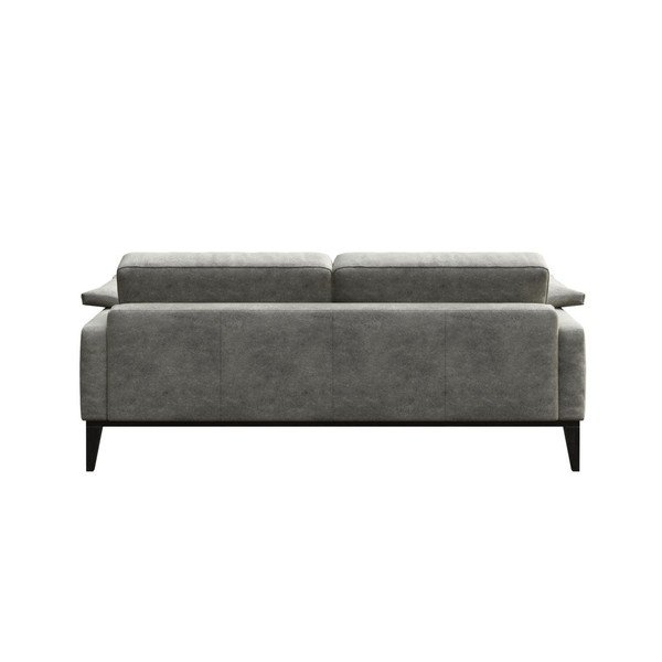 Divano in similpelle grigio Musso, 173 cm - MESONICA-image-3