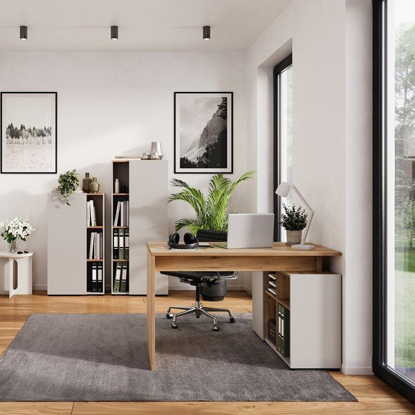 Set da ufficio angolare 90x120 cm Adrano - Germania-image-1