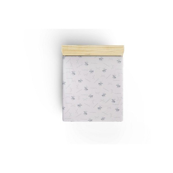 Lenzuolo in cotone Polo Grey, 180 x 240 cm - Beverly Hills Polo Club-image-1
