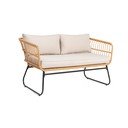 Seduta da giardino in rattan artificiale Vistdal - Bonami Essentials