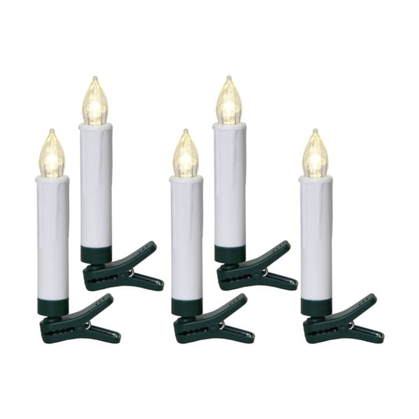 Set di 5 candele LED Albero, altezza 13,5 cm - Star Trading