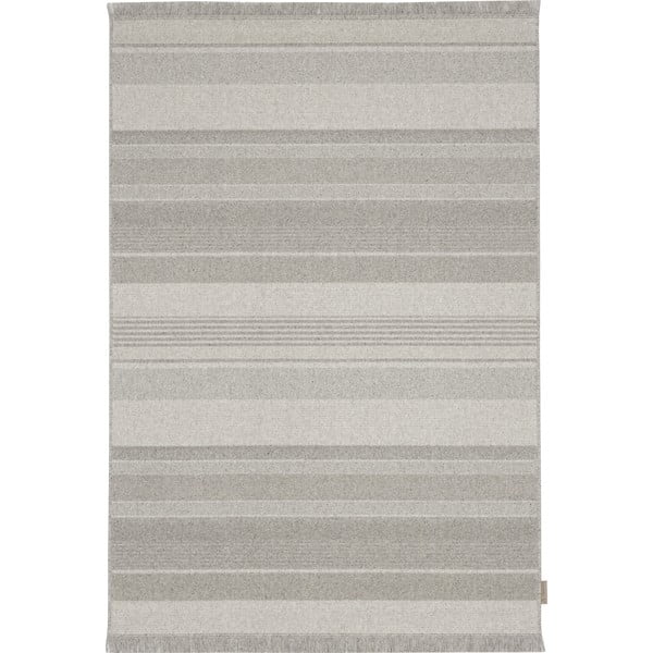 Tappeto in lana grigio chiaro 200x300 cm Panama - Agnella
