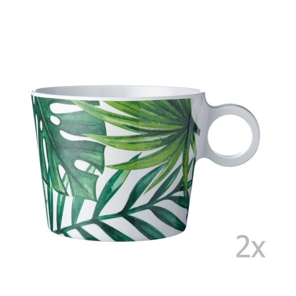 Sada 2 hrnků Rosti Mepal Flow Botanic, 375 ml