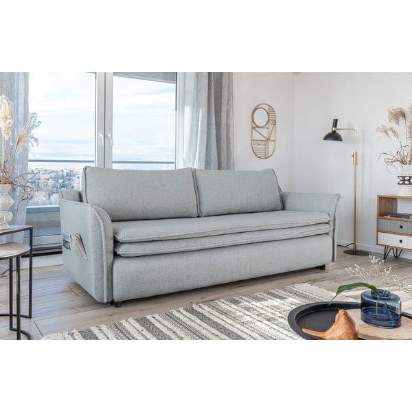 Divano letto grigio chiaro Charming Charlie - Miuform-image-4