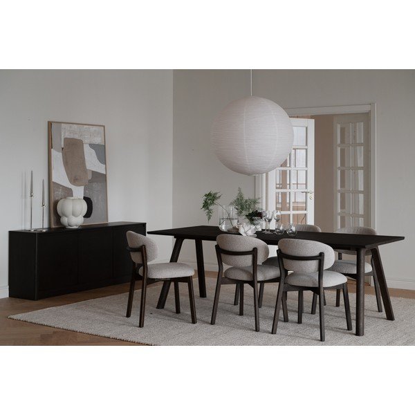Tavolo da pranzo in rovere massiccio allungabile 95x220 cm Clapperton – Rowico-image-2