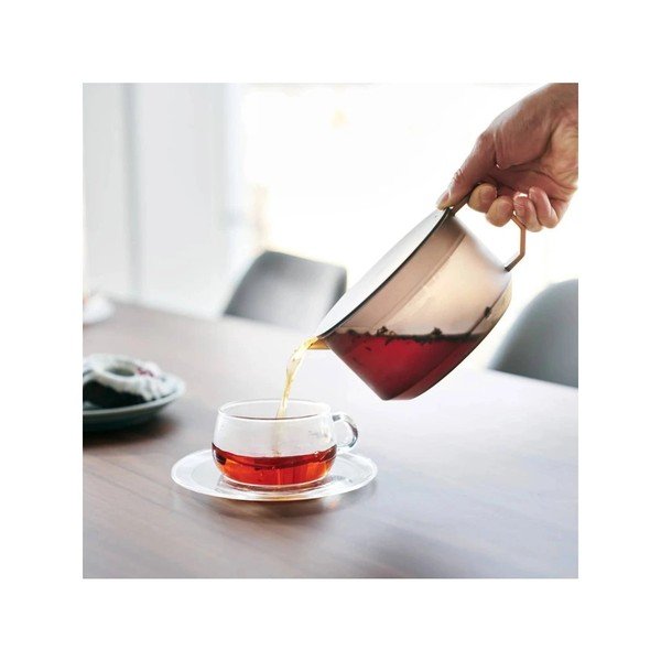 Teiera nera in plastica con filtro 600 ml Tower – YAMAZAKI-image-3