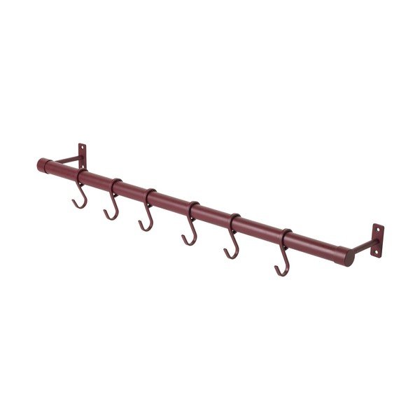Attaccapanni da parete burgundy in acciaio inox 70 cm Hang-It – Mette Ditmer Denmark