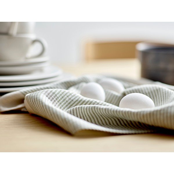 Asciugamano in cotone e lino 50x70 cm Statement Stripe - Södahl-image-1