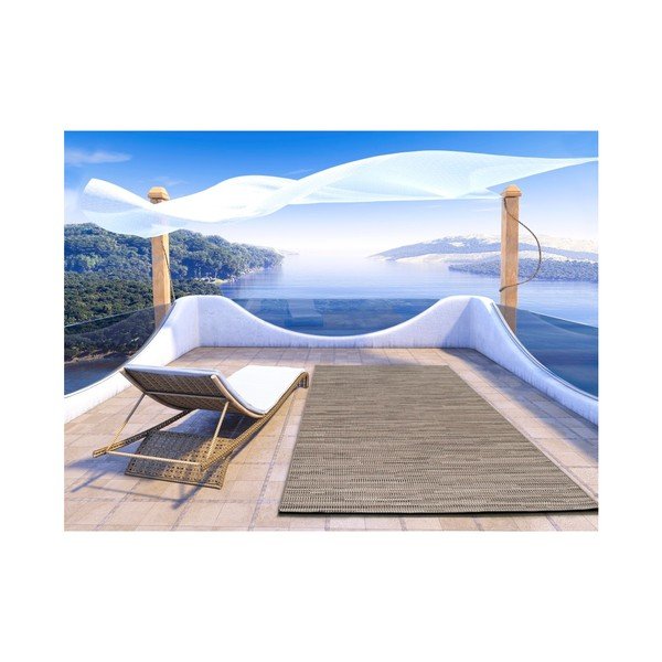 Tappeto grigio Stone Gris, 140 x 200 cm - Universal-image-1