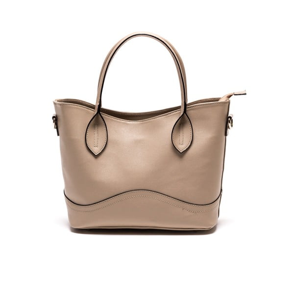 Kožená kabelka Anna Luchini 1108 Fango