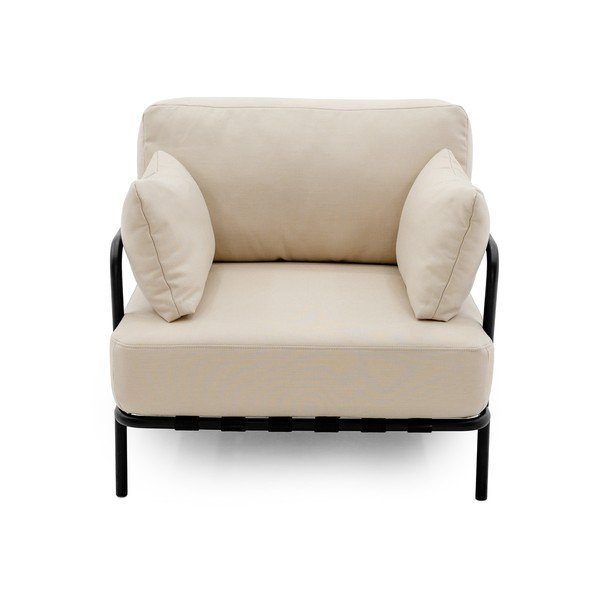 Poltrona da giardino imbottita beige Salve - Sit Sit-image-2